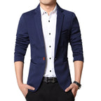 Men’s Slim-Fit Blazer – Wedding & Formal Jacket-HighTouch