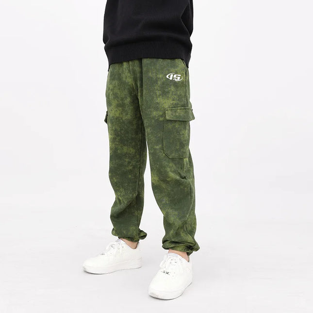 Kids’ Camouflage Cargo Sweatpants for Boys (Ages 4-13)