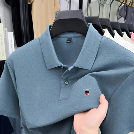 Premium 100% Cotton Men’s Polo – Embroidered, Golf-Ready & Breathable
