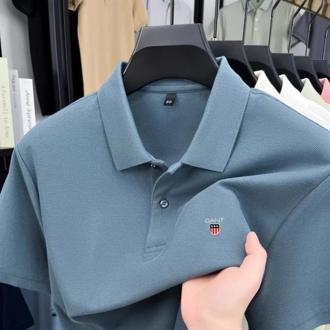 Premium 100% Cotton Men’s Polo – Embroidered, Golf-Ready & Breathable