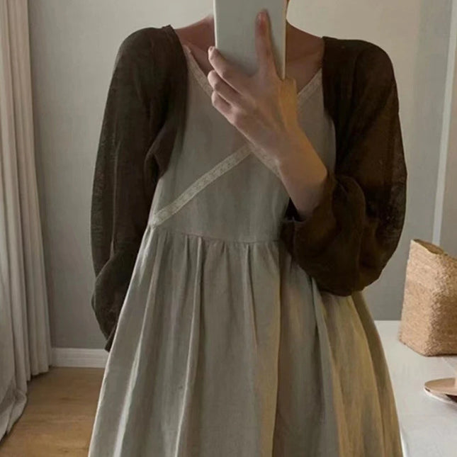 Lightweight Ice Silk Sunscreen Cardigan for Women