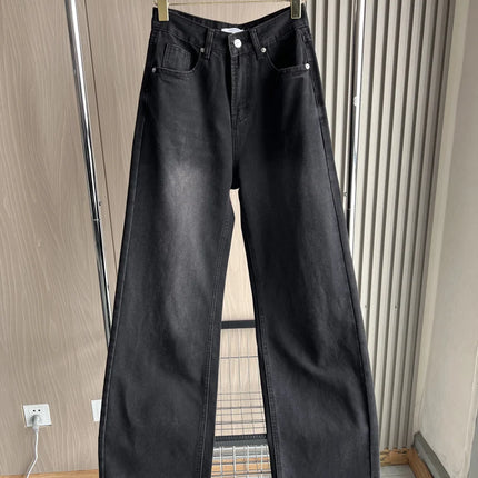 Wide-Leg High-Waist Jeans Women