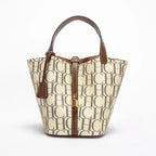 Luxury PVC Jacquard Shoulder Bag Women-HighTouch