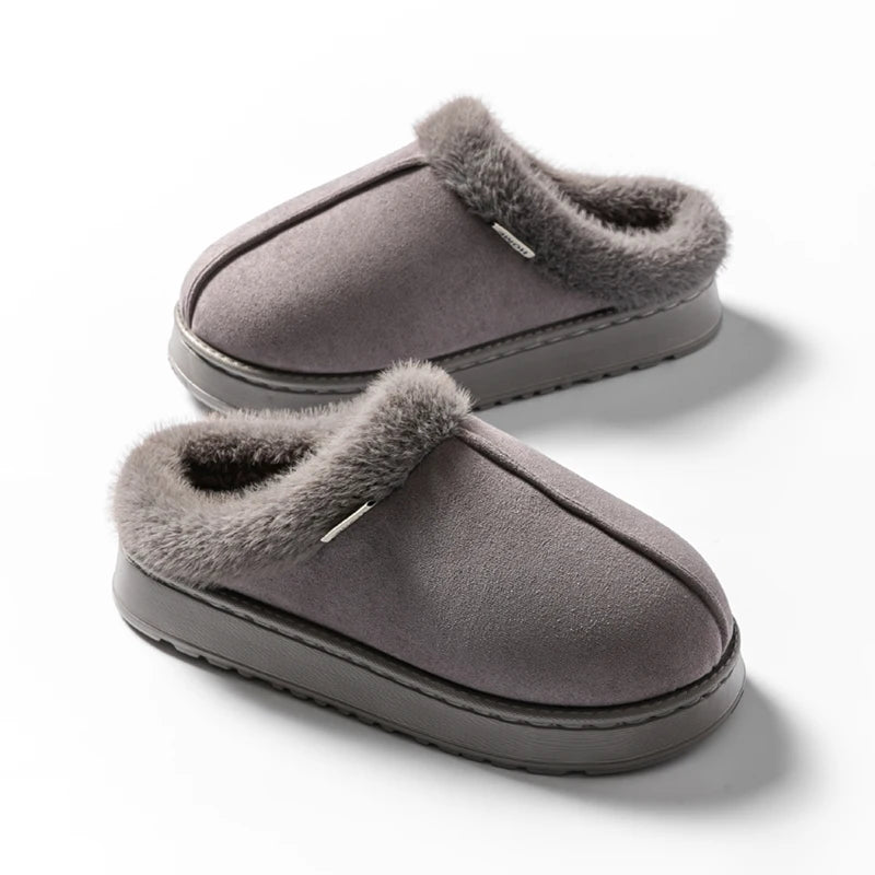 Fluffy Winter Slippers – Warm EVA Anti-Slip Indoor Slippers