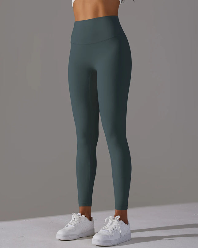 High-Wais Leggings – Buttery-Soft, Sweat-Wicking, with Hidden Pocket