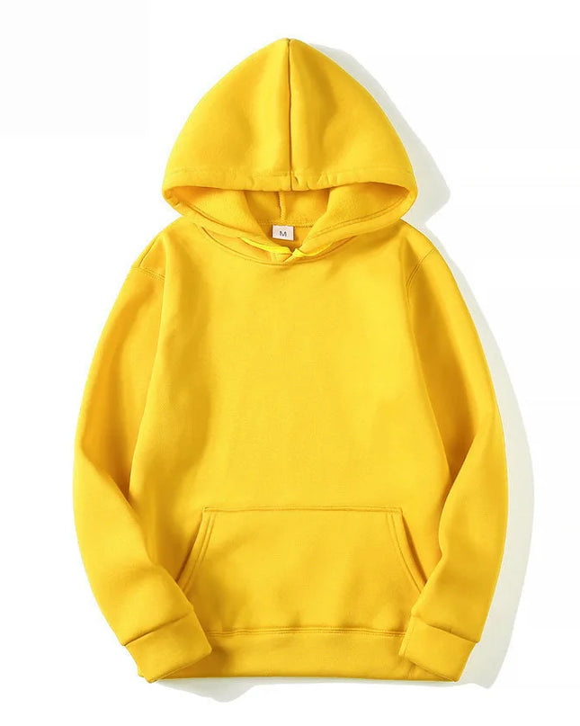 Unisex Solid-Colour Hoodie