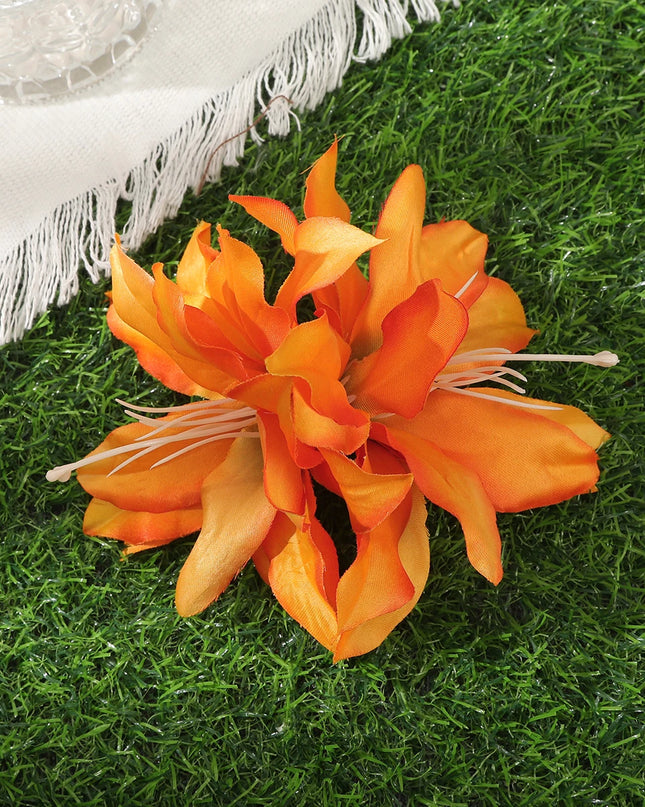 AWAYTR Bohemian Hawaiian Flower Hair Clip – Romantic Side Bash Clip for Women & Girls