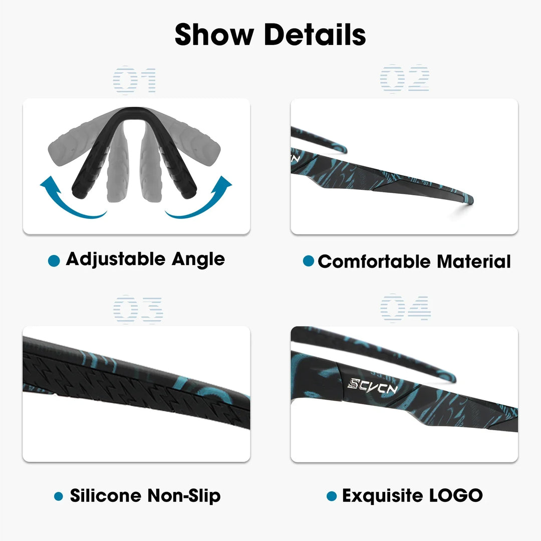 UV400 Cycling Sunglasses-HighTouch