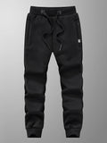 Men’s Fleece-Lined Joggers with Zip Pockets