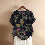 ZANZEA Floral Cotton Tunic – Summer Casual Caftan Top-HighTouch