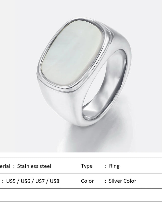 Vintage Shell Statement Ring