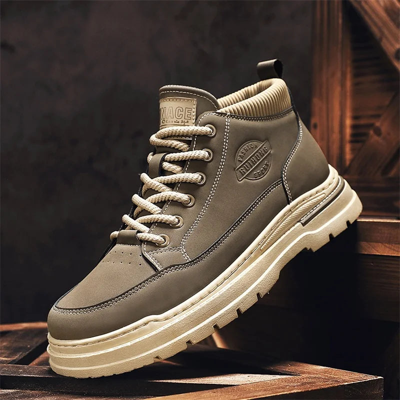 Men’s High-Top Anti-Slip Casual Boots