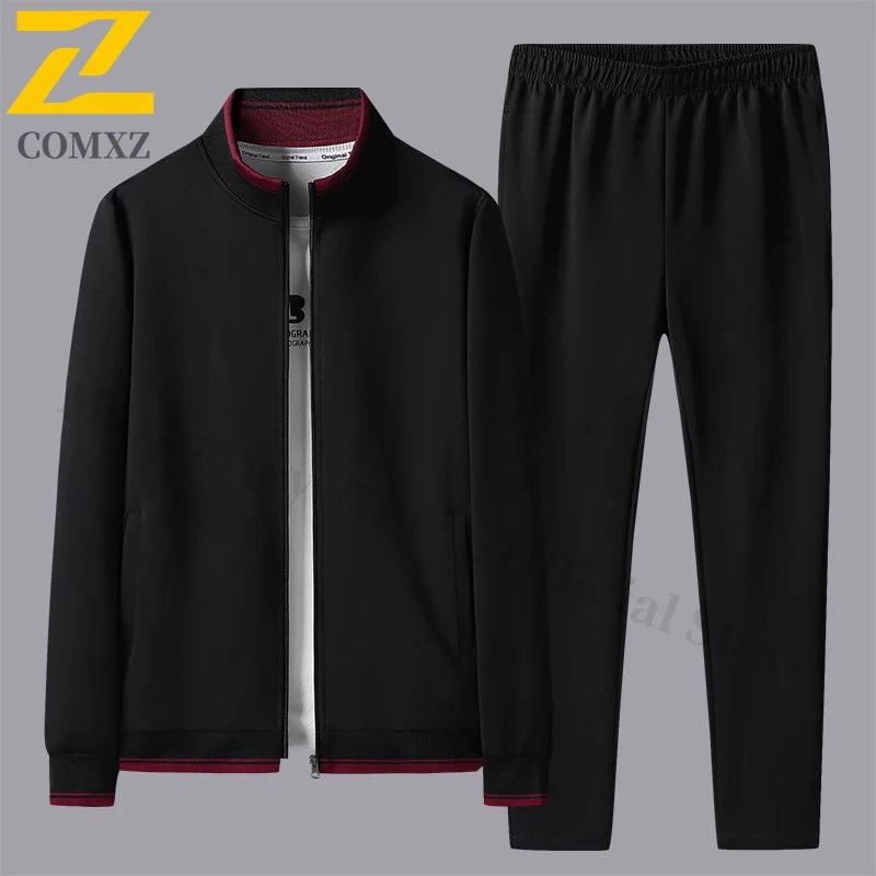 Heren sportjas met opstaande kraag