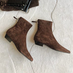 Plush Winter Ankle Booties-HighTouch