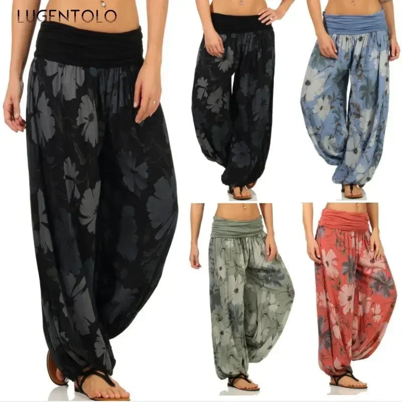 Plus-Size Harajuku Harlan Wide-Leg Pants-HighTouch