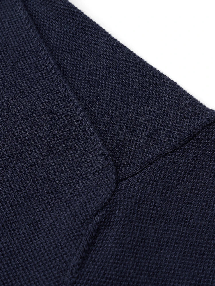 Summer Polo T-Shirts Men Tops Knit Short Sleeve-HighTouch