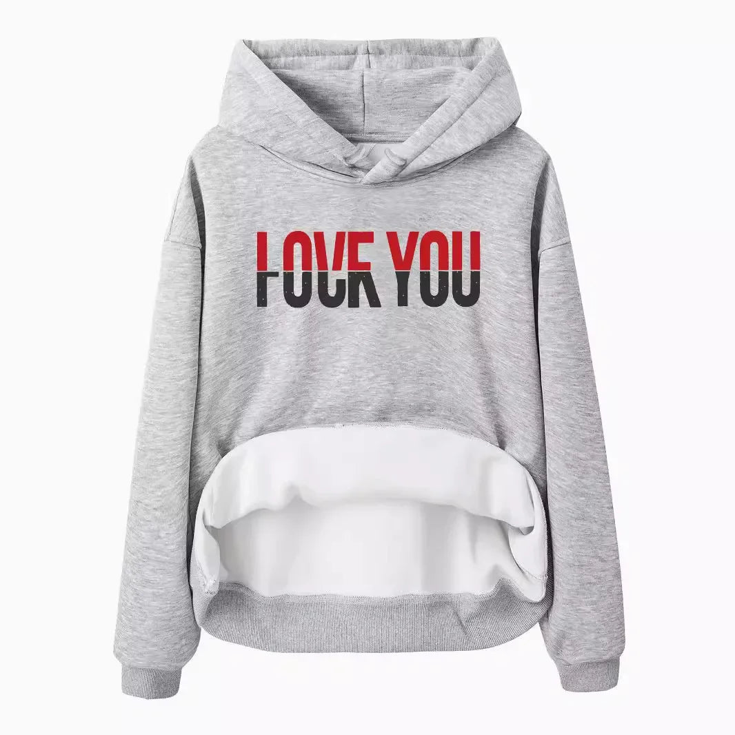 Oversize 3D Sound-Detail Hoodie – Retro Lazy-Style Streetwear for Fall/Winter