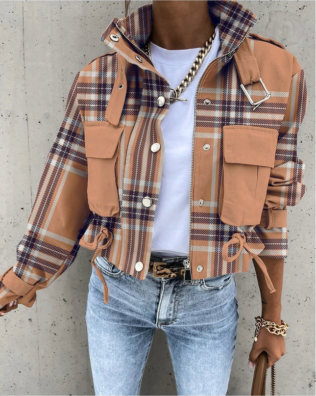 Women’s Street-Chic Button Jacket