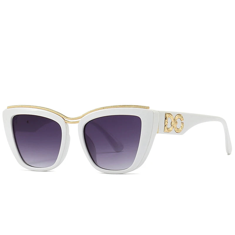 Luxury Cat-Eye Gradient Sunglasses for Women-HighTouch