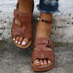 Orthopedic Wedge Platform Sandals Women-HighTouch