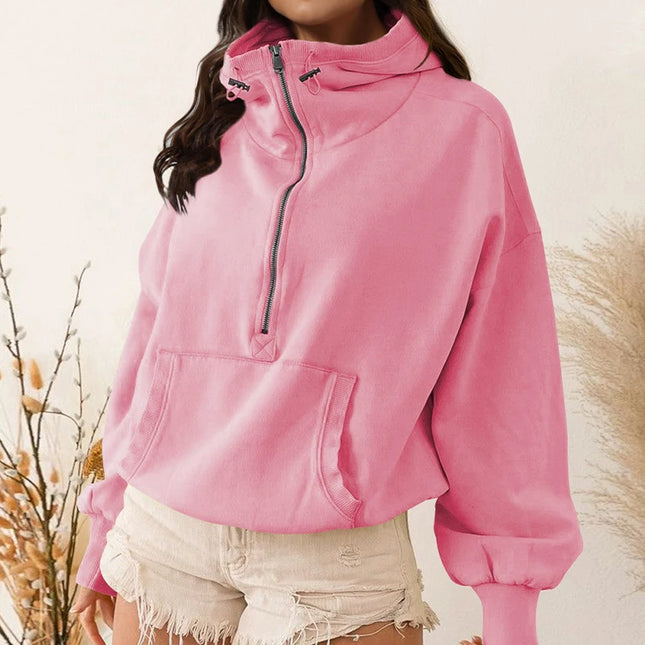 Women's Zip-Up Lazy Style Hoodie