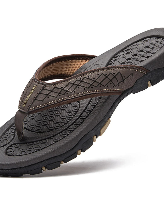 Men’s Non-Slip Rubber Flip Flops – Lightweight & Quick-Dry Comfort
