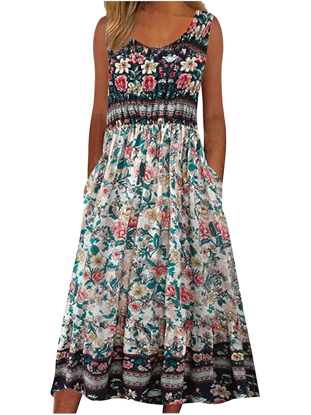 Bohemian Polyester Sundress Limited