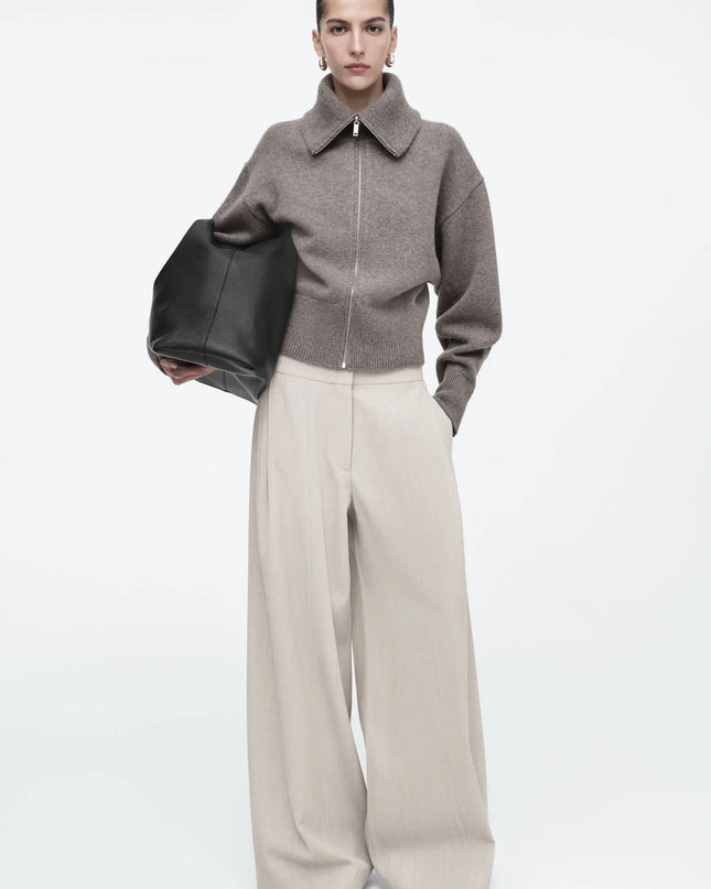 Knit Bomber Jacket Women