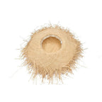 Women’s Wide‑Brim Floppy Straw Beach Hat-HighTouch