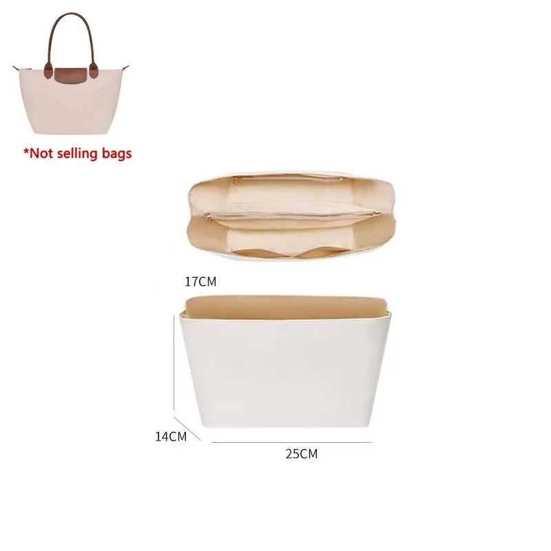 Longchamp Bag Organizer Insert Compartments Only