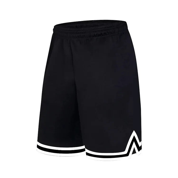 SONECHOKI genou longueur basket-ball Shorts hommes rayé ample course Sport gymnase maille respirant Fitness entraînement bas mâle-HighTouch