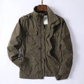 Denim Retro Cargo Jacket for Men-HighTouch