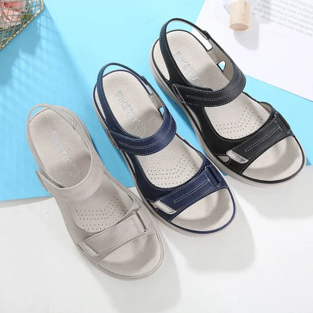 Plus-Size Wedge Platform Sandals Women