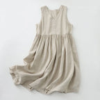 Signature Cotton Linen Midi Dress