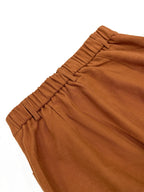 All-Season High Waist Wide-Leg Trousers for Women – Button Front & Pockets-HighTouch