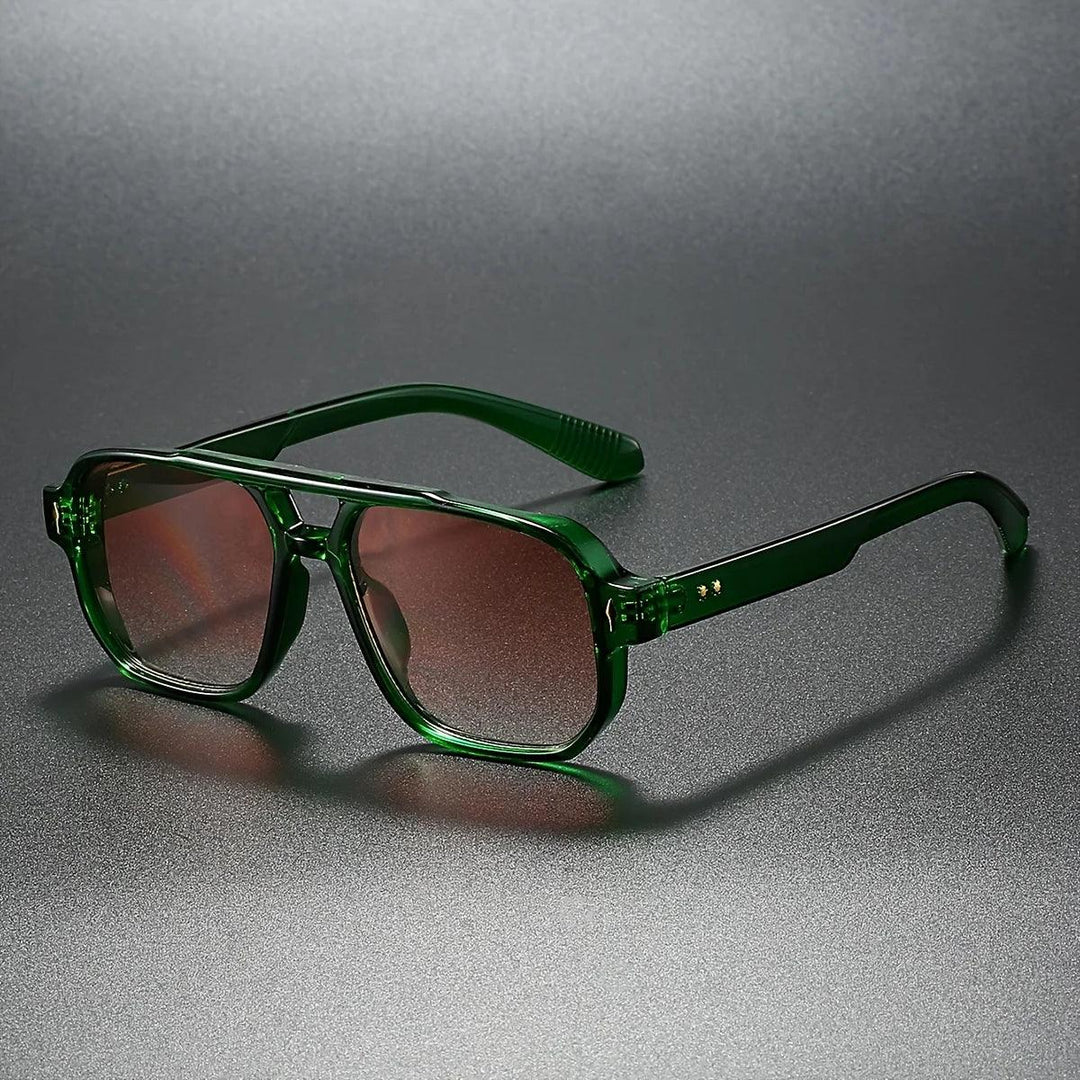 Unisex UV400 Clubmaster Sunglasses – Gradient Lenses