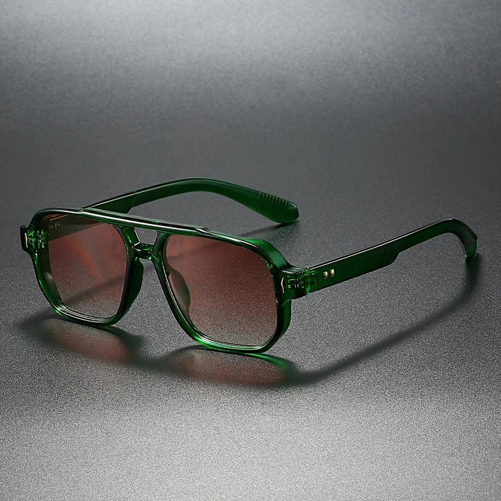 Unisex UV400 Clubmaster Sunglasses – Gradient Lenses