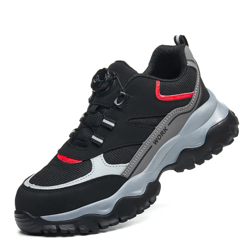 Heren Werksneakers met Stalen Neus en Ademend Materiaal