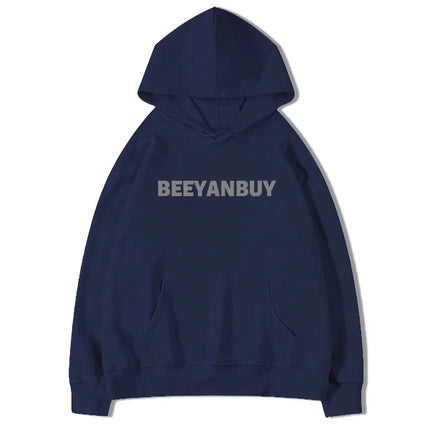 Casual Fleece Lined Hoodie Women's Autumn Winter Thickened American Retro Lazy Style Couple Outerwear Cotton Full Sleeve