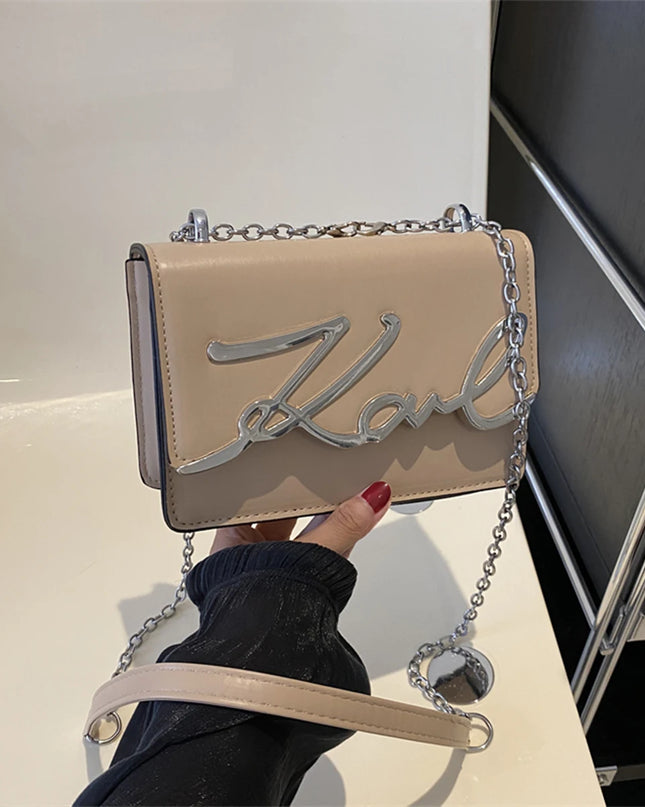 Fashionable Crossbody Bag – Solid Color Shoulder Bag