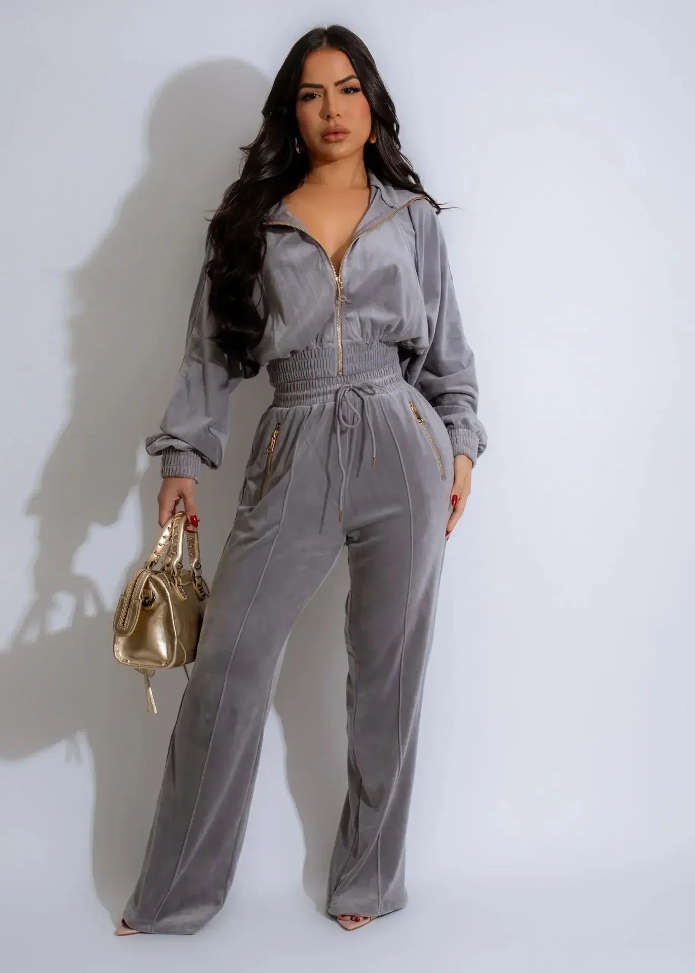 Women’s Velvet 2-Piece Tracksuit