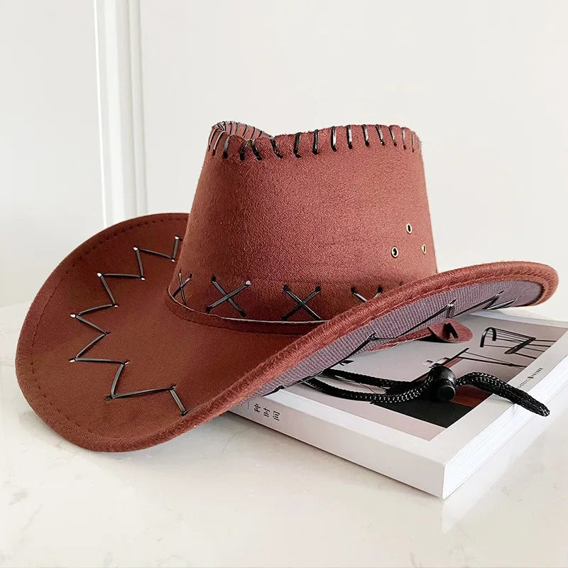 Bride Embellished Cowgirl Hat – Wide-Brim Bridal Fedora-HighTouch