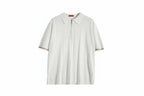 Summer Ribbed Knit Polo Shirt for Men-HighTouch