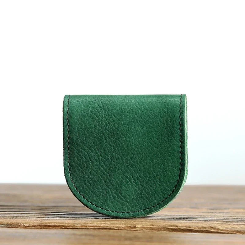 Genuine Leather Mini Coin Wallet