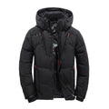 Men’s Lightweight Down Jacket – Warm Detachable Collar Winter Coat