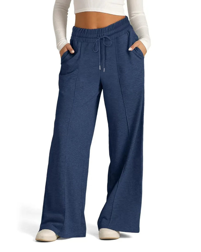 Loose Straight-Leg Sweatpants
