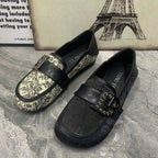 Women’s Retro Mule Loafers-HighTouch