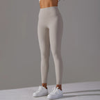 High-Wais Leggings – Buttery-Soft, Sweat-Wicking, with Hidden Pocket-HighTouch