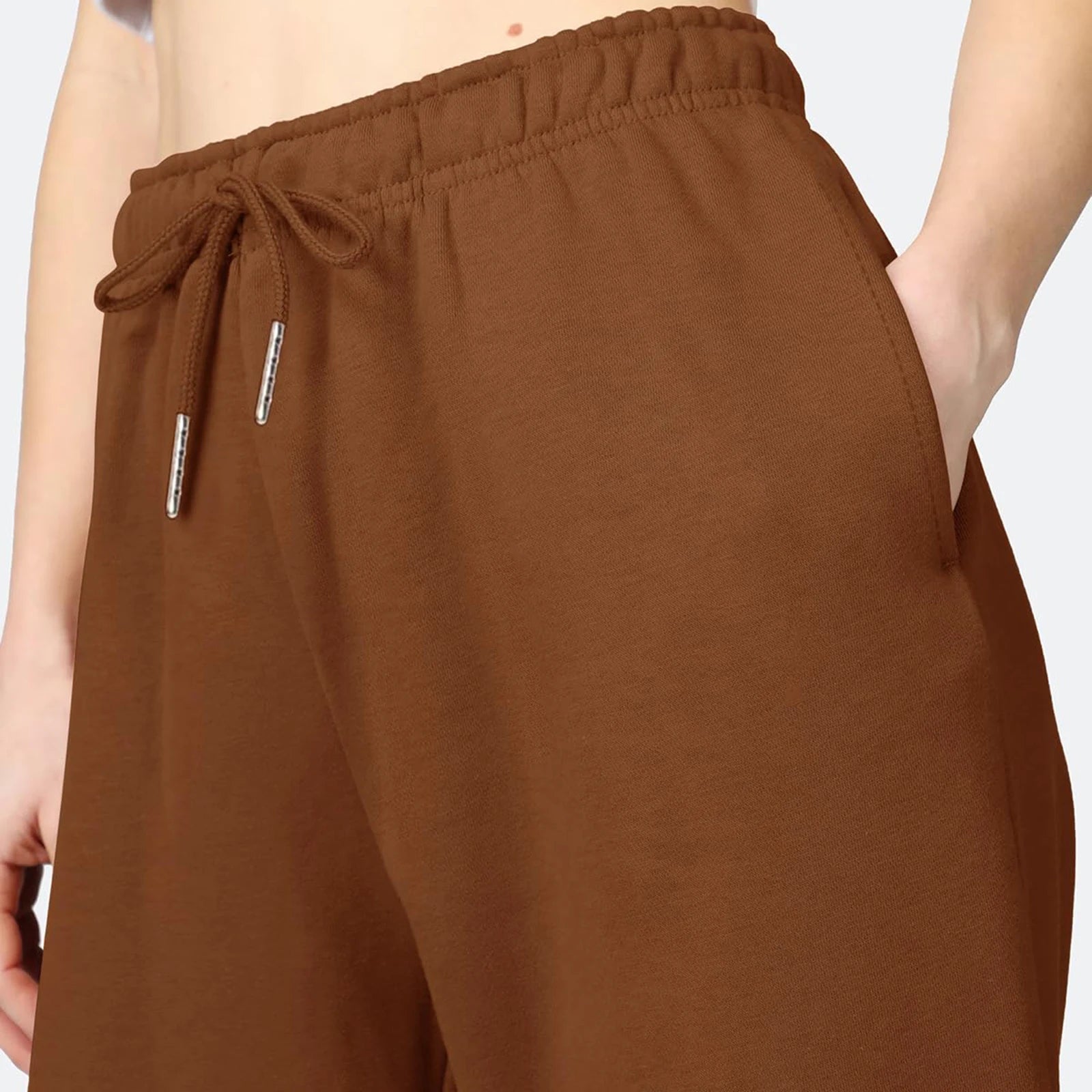 High-Waist Drawstring Wide-Leg Joggers – Casual Streetwear Comfort
