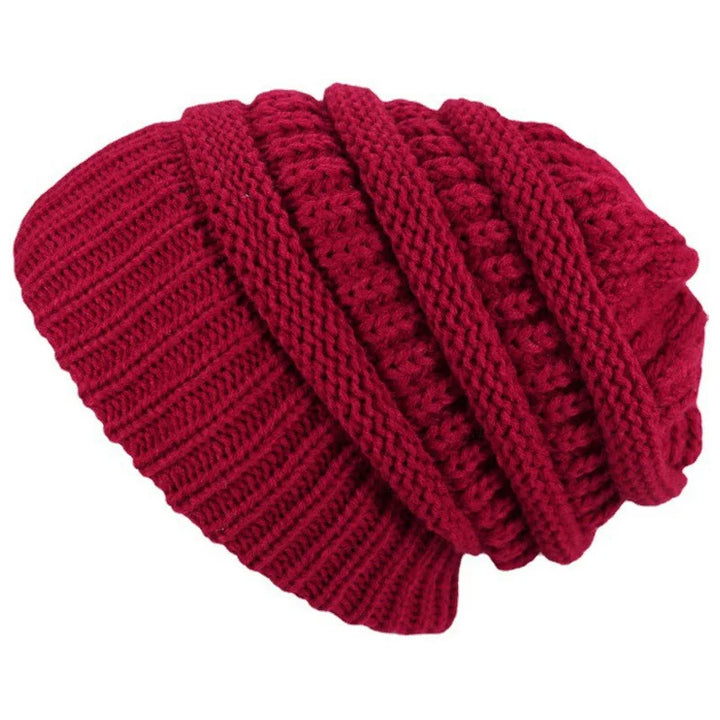 Satin-Lined Knitted Beanie-HighTouch